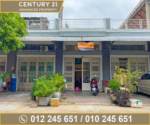 🏘 ផ្ទះល្វែង ក្នុងបុរី ពិភពថ្មីចំការដូង1 ត្រូវការលក់បន្ទាន់ខ្លាំង
