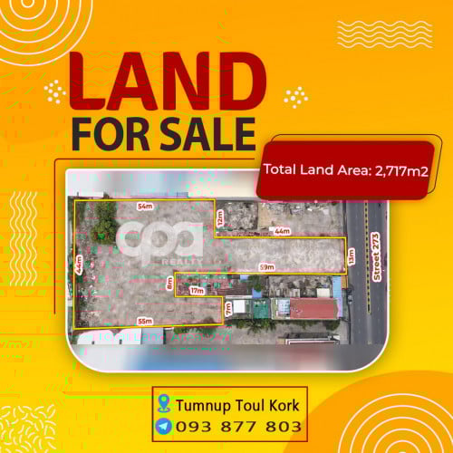 ដីលក់លើផ្លូវទំនប់ទួលគោក