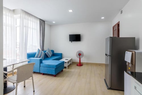 Service Apartment One bedrooms with lift for rent near AEON Mall1 | Tonle Bassac