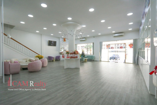 Shophouse For Rent - ផ្ទះអាជីវកម្មជួល គម្រោងប៉ូឡារីស ១ (Polaris -1)