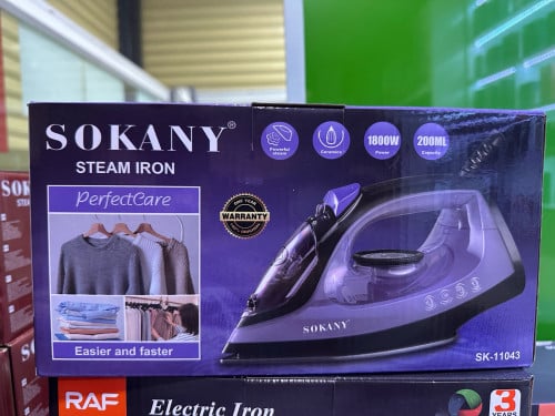 Steam Iron Purple