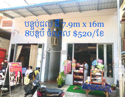 ដី និងផ្ទះជួល ចំណូលស្រាប់ $600/ខែ