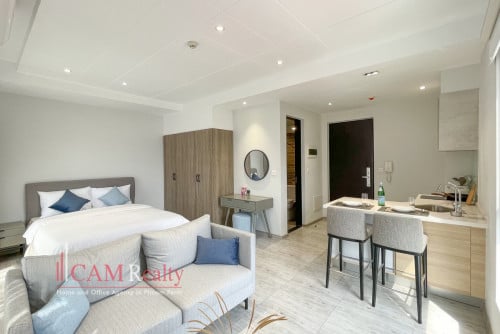 Studio Serviced Condo For Rent in Boeng Trabaek