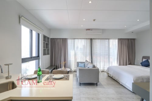 Studio Serviced Condo For Rent in Boeng Trabaek