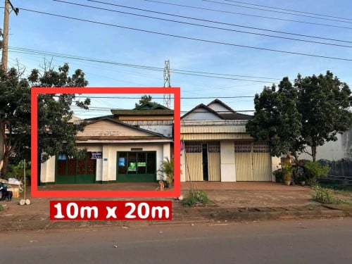 ផ្ទះលក់១០ម៉ែត្រx២០ម៉ែត្រ១៥ម៉ឺន$ចរចារ