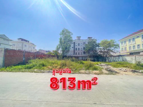 ដីសម្រាប់លក់នៅផ្លូវ1968 សង្កាត់ភ្នំពេញថ្មី ខណ្ឌសែនសុខ