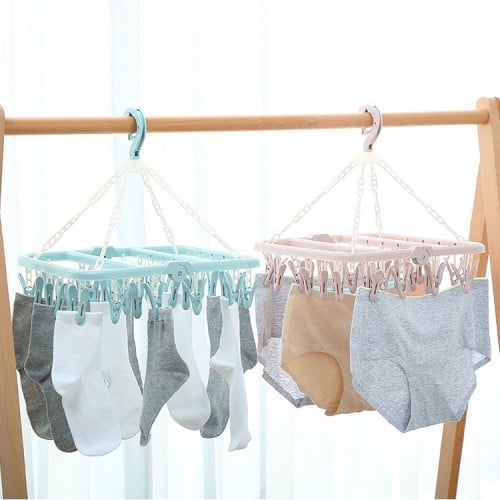 ដង្កៀបហាលខោអាវ. Underwear Drying Clip (32clip)