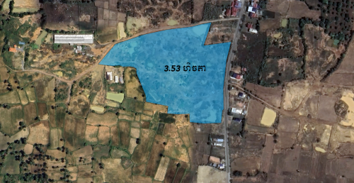 ដីលក់ទីតាំងនៅទីរួមខេត្តកំពង់ស្ពឺ ស្រុកសំរោងទង ភូមិត្រពាំងដំរី
