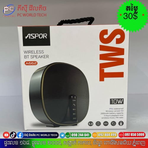 Speaker Bluetooth ASPOR