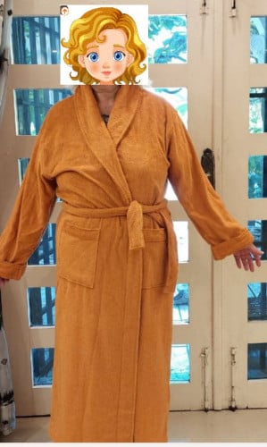 Bathrobe. 100% cotton. Size: XXL.