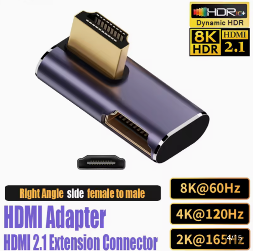 HDMI to HDMI Adapter 2.1 8K