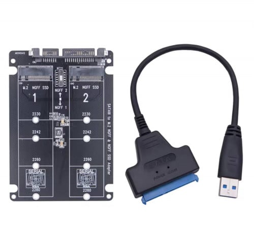 M.2 NGFF SSD Adapter + USB Converter