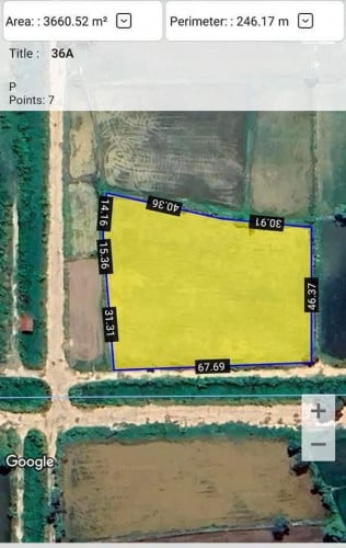 ដីលក់/Land for sale (ប្រលានយន្តហោះថ្មី)
