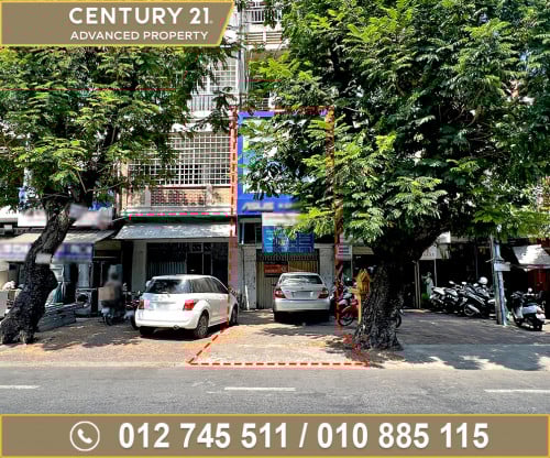 🏠ផ្ទះអាជីវកម្ម សម្រាប់ជួល លើមហាវិថីកម្ពុជាក្រោម ជិតស្តុបដេអិន