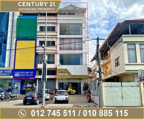 🏠 ផ្ទះល្វែង ​(5ជាន់) សម្រាប់ជួល នៅលើមហាវិថីសហព័ន្ធរុស្ស៊ី ជិតផ្សារសាមគ្គី