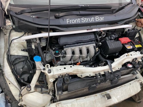 ដែកជំនួយទប់លំនឹង-Ultra racing front tower bar For Honda fit / jazz ge