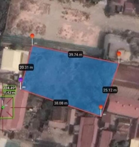 🔊ដីលក់ land for sale -ទីតាំងទល់មុខផ្សាររាត្រីសៀមរាប pub Street