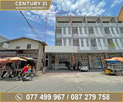 🏡 ផ្ទះអាជីវកម្ម ខាង (SH) ក្នុងបុរី GoldHome ជិតផ្សារព្រៃទា ត្រូវការលក់បន្ទាន់ខ្លាំង