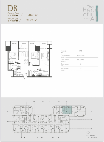 3bedroom High Floor 37