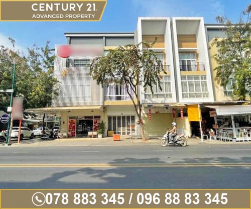  ផ្ទះអាជីវកម្ម (SH-B) នៅសល់ដីមុខ13ម៉ែត្រ ក្នុងបុរី ប៉េងហួតបឹងស្នោ ត្រូវការលក់បន្ទាន់ខ្លាំង