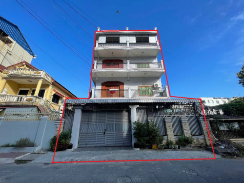 ផ្ទះសម្រាប់ជួល​, House 7 bedrooms for rent in Chamkar Mon