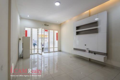 Shophouse For Rent - ផ្ទះអាជីវកម្មជួល គម្រោងប៉ូឡារីស ១ (Polaris -1)