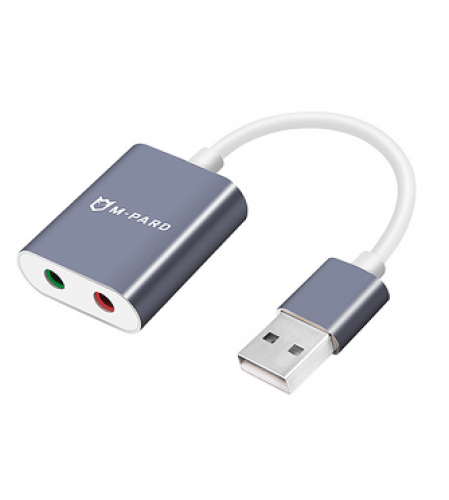 USB 2.0 External Sound Card Adapter