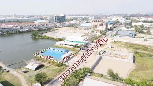 ដីបើកអារជីវកម្ម នៅលើផ្លូវធំ1800 ជិតឈៀកឡាន ក្បែរផ្លូវ598