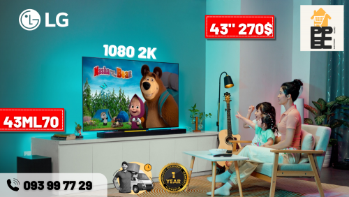 LG Smart TV Model 43ML80 ប្រភេទ 1080 រូបភាពច្បាស់ដើរលឿន
