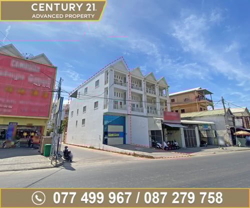 🏡ផ្ទះល្វែង (កែង) នៅជិតស្ពាន​អាកាស​ចោមចៅ ត្រូវការលក់បន្ទាន់ខ្លាំង