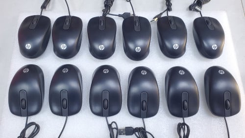 HP USB Travel Mouse (Original) Used នៅស្អាត ស្រួលប្រើសំរាប់ Laptop