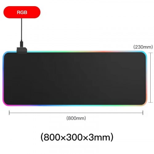 Mouse pad with light