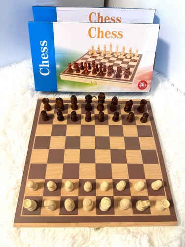 Wooden Chess Set ក្ដារអុកឈើមានគុណភាពខ្ពស់