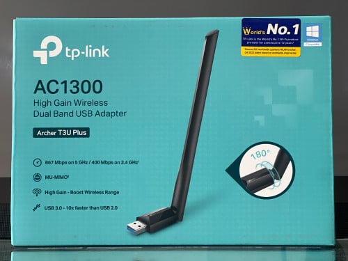 AC1300 High Gain Wireless Dual Band USB Adapter