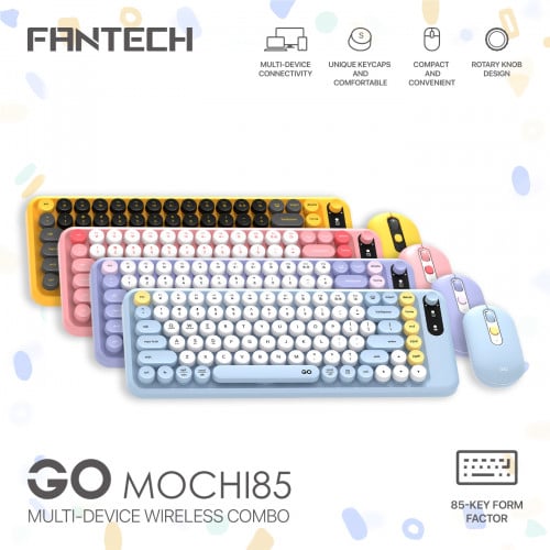Fantech GO MACHI 85 WK898 Wireless Mouse Keyboard Combo