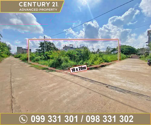 🏘 ដី (កែង) ជិតបុរី ប៉េងហួតបឹងស្នោ ខណ្ឌច្បារអំពៅ ត្រូវការលក់បន្ទាន់ខ្លាំង