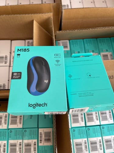 Mouse Wireless Original Logitech M185 *with 1 year warranty*