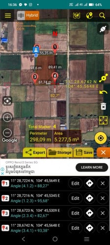 ដីនៅទីតាងល្ឣរលកក្រោមតំលៃទីផ្សារ១ការ៉េ82$ចរចេរារ