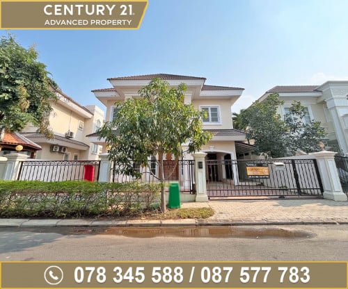 🏠 វីឡាទោល (Villa) សម្រាប់ជួល ក្នុងបុរី ហ្រេ្គនភ្នំពេញ