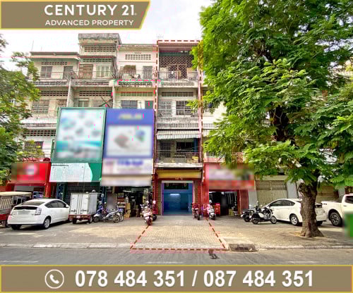 ផ្ទះអាជីវកម្ម លើមហាវិថីកម្ពុជាក្រោម ជិតស្តុបដេអិន ខណ្ឌ7មករា ត្រូវការលក់បន្ទាន់ខ្លាំង