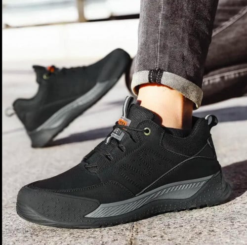 ស្បែកជើងសុវត្ថិភាពក្បាលដែកបាតដែក / Guyisa Safety Shoe With Metal Cap and Metal Sole