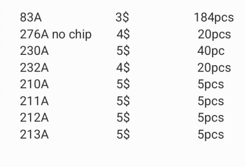 Clear Stock Toner Cartridge CF283A CF230A CF232A CF410A Tally T5040