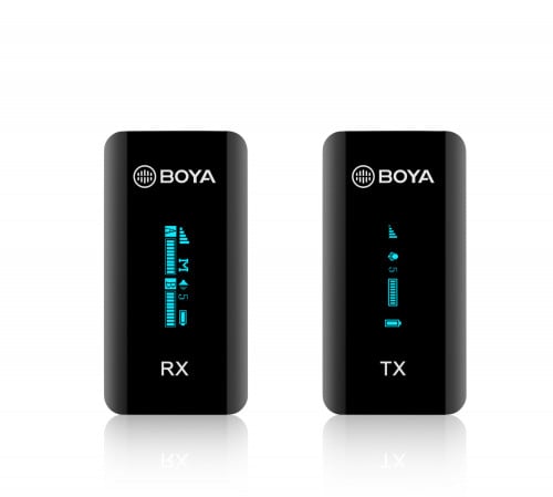 Boya By-XM6-S1 Ultracompact 2.4GHz Dual-channel wireless Microphone system