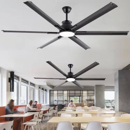 Ceiling fan 72” Black with light (LB72L)