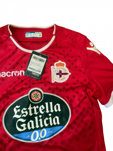 BNT 2018-19 DEPORTIVO LA CORUNA MACRON AWAY SHIRT (M Asia, S Europe)