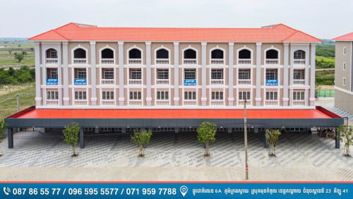 ផ្ទះលក់ 2ល្វែង ជាប់ថ្នល់ជាតិ 6A លក់ 28ម៉ឺន