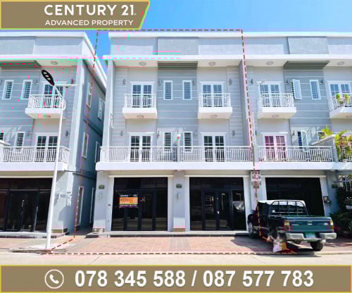 វីឡាកូនកាត់ (ផ្ទះខាង2ល្វែងទម្លុះចូលគ្នា) សម្រាប់ជួល នៅក្នុងបុរី វិមានភ្នំពេញ គម្រោង9 ព្រែកអញ្ជាញ