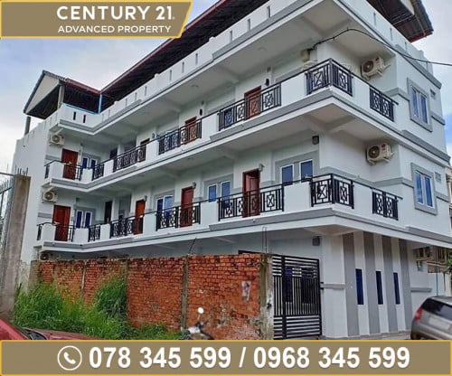 អាផាតមិន (Apartment) ជិតផ្សារលើ(ព្រះសីហនុ) ក្រោយរោងចក្រស្រាបៀរអង្គរ ត្រូវការលក់បន្ទាន់ខ្លាំង