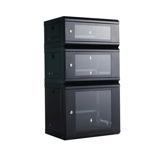 Rack size 9U with tray PDU