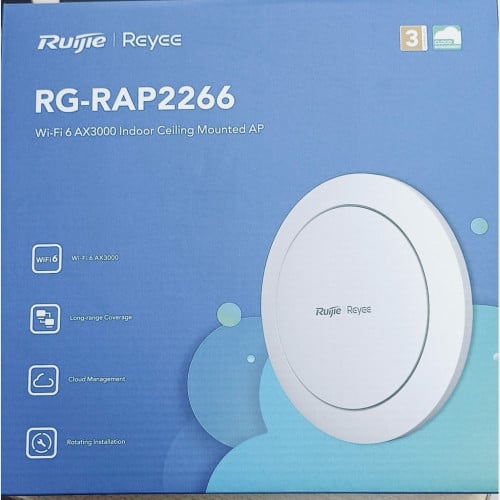 Ruijie Reyee RG-RAP2266 REYEE WI-FI 6 AX3000 INDOOR CEILING-MOUNT ACCESS POINT